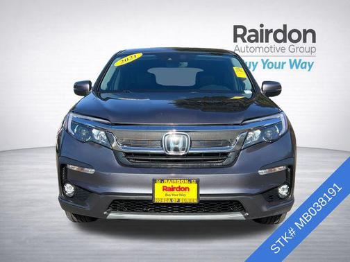 Modern Steel Metallic 2021 Honda Pilot 2WD EX-L