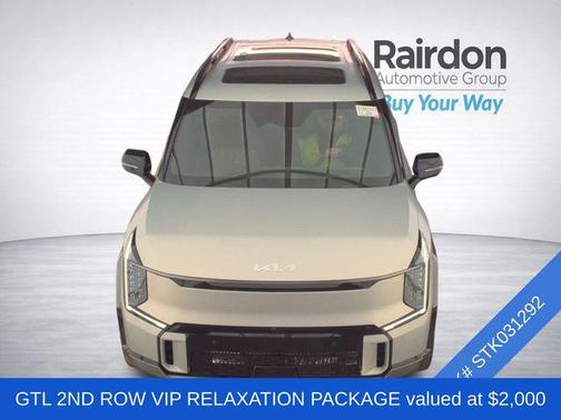 Ivory Silver Matte 2024 Kia EV9 GT-Line