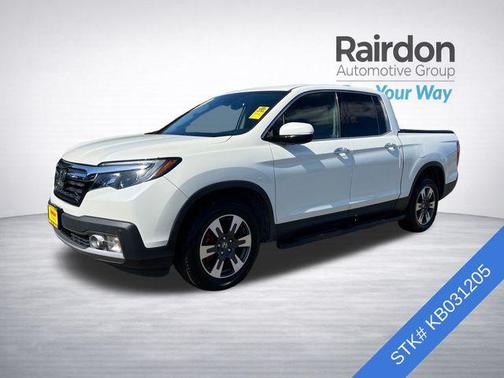 White Diamond Pearl 2019 Honda Ridgeline RTL-E