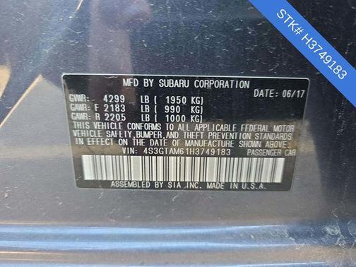 2017 Subaru Impreza 2.0i Sport