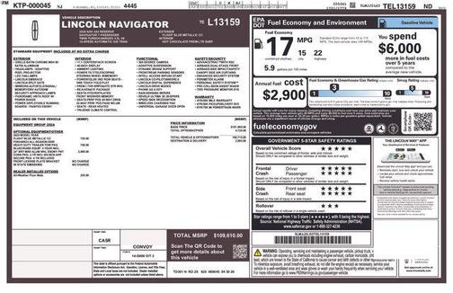 FLIGHT BLUE METALLIC CC 2026 Lincoln Navigator Reserve