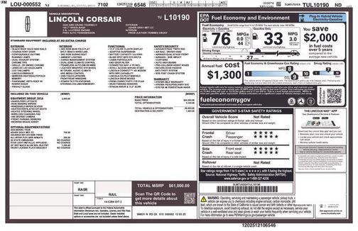 ASHER GRAY MET CC 2026 Lincoln Corsair Grand Touring
