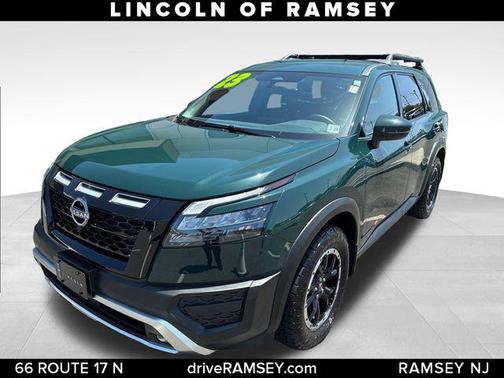Obsidian Green Pearl 2023 Nissan Pathfinder Rock Creek 4WD