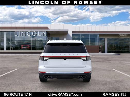 Pristine White Metallic Tri-Coat 2026 Lincoln Aviator Premiere AWD