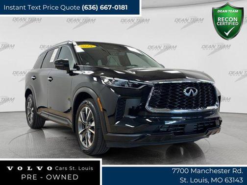 Mineral Black 2025 INFINITI QX60 Luxe