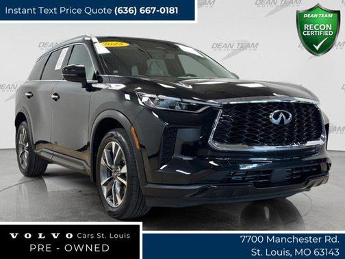 Mineral Black 2025 INFINITI QX60 Luxe
