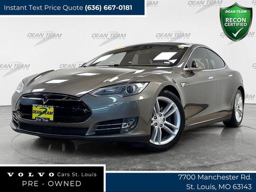 Titanium Metallic 2015 Tesla Model S 70D