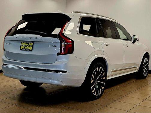 Crystal White Pearl 2026 Volvo XC90 Plug-In Hybrid Ultra, T8 AWD, Electric/Gasoline, Bright, 7 Seats