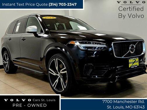 Onyx Black Metallic 2018 Volvo XC90 Hybrid T8 R-Design