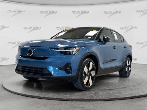 Fjord Blue Metallic 2022 Volvo C40 Recharge Pure Electric P8 Ultimate