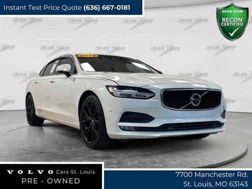 Crystal White Pearl Metallic 2018 Volvo S90 T6 Momentum