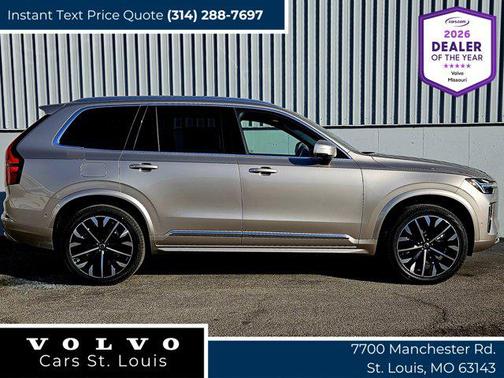Bright Dusk Metallic 2026 Volvo XC90 Plug-In Hybrid Plus, T8 AWD, Electric/Gasoline, Bright, 7 Seats