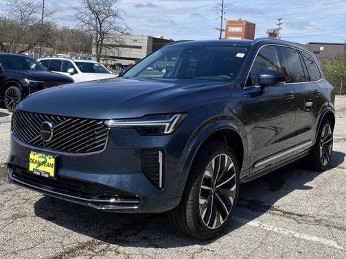 Denim Blue Metallic 2026 Volvo XC90 Plug-In Hybrid Plus, T8 AWD, Electric/Gasoline, Bright, 7 Seats