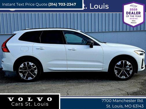 Crystal White Metallic 2026 Volvo XC60 Plug-In Hybrid T8 Plus