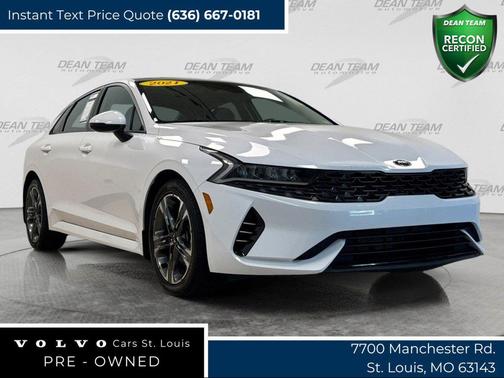 Glacial White Pearl 2021 Kia K5 EX