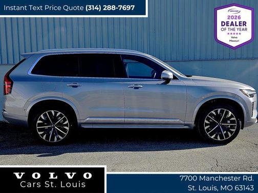 Aurora Silver 2026 Volvo XC90 B6 Plus 7-Seater