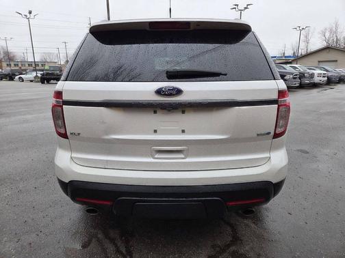 White Platinum Metallic Tri-Coat 2015 Ford Explorer XLT