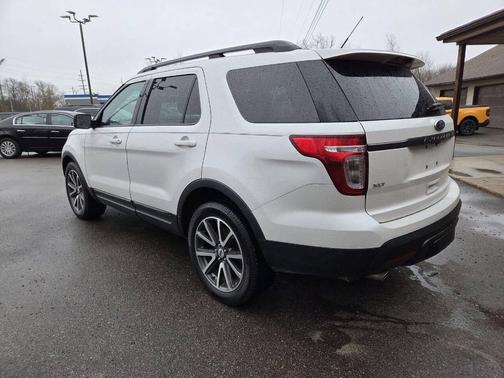 White Platinum Metallic Tri-Coat 2015 Ford Explorer XLT