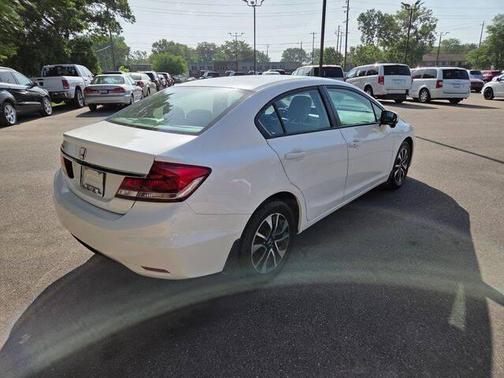 Taffeta White 2015 Honda Civic EX