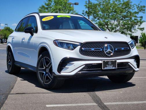 Polar White 2026 Mercedes-Benz GLC 300 Base 4MATIC