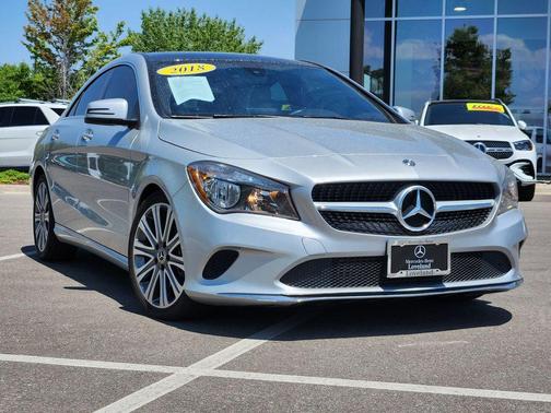 Polar Silver Metallic 2018 Mercedes-Benz CLA 250 Base 4MATIC