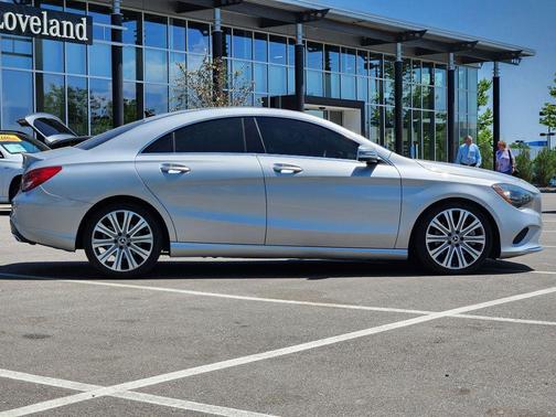 Polar Silver Metallic 2018 Mercedes-Benz CLA 250 Base 4MATIC