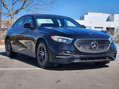 Black 2026 Mercedes-Benz E-Class E 350 4MATIC