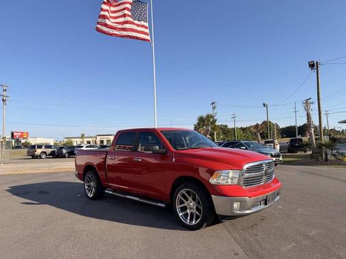 Red 2013 RAM 1500 Big Horn