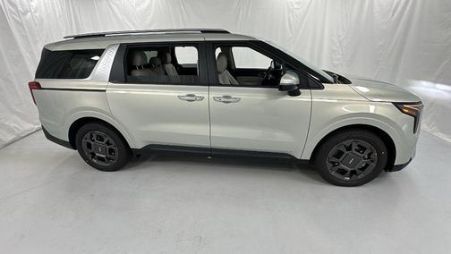Ivory Silver 2026 Kia Carnival Hybrid EX