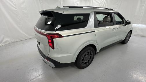 Ivory Silver 2026 Kia Carnival Hybrid EX