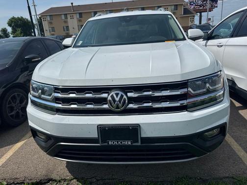 Pure White 2018 Volkswagen Atlas 3.6L SE