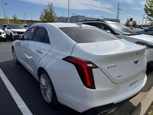 Summit White 2021 Cadillac CT4 Premium Luxury