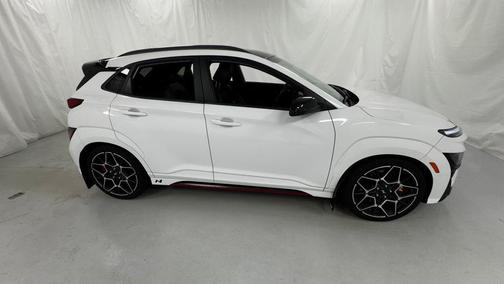 Lunar White 2022 Hyundai Kona N Base