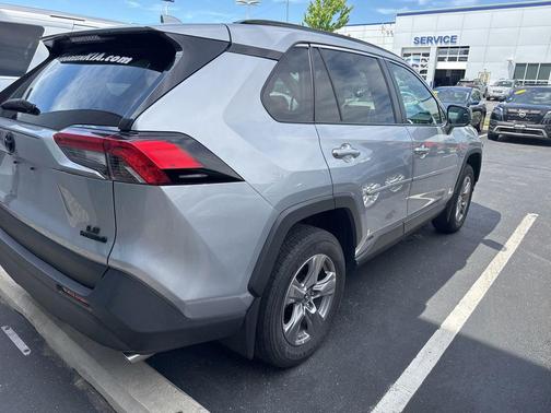 Silver Sky Metallic 2024 Toyota RAV4 Hybrid LE
