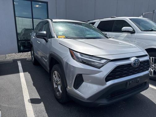 Silver Sky Metallic 2024 Toyota RAV4 Hybrid LE