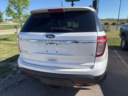 White Platinum Clearcoat Metallic 2014 Ford Explorer Limited
