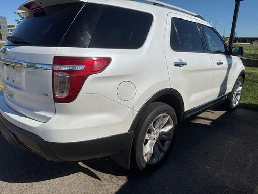 White Platinum Clearcoat Metallic 2014 Ford Explorer Limited