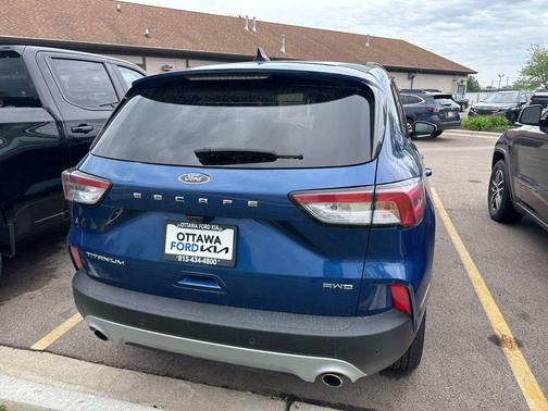 Blue 2022 Ford Escape Titanium