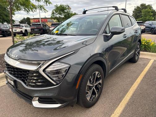 Gravity Gray 2024 Kia Sportage Hybrid EX