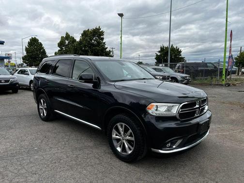 Brilliant Black Crystal Pearlcoat 2016 Dodge Durango Limited