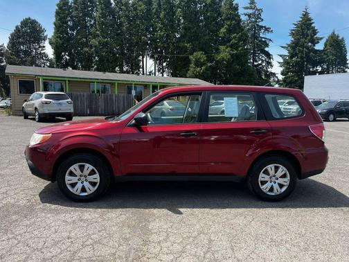 Red 2010 Subaru Forester 2.5 X