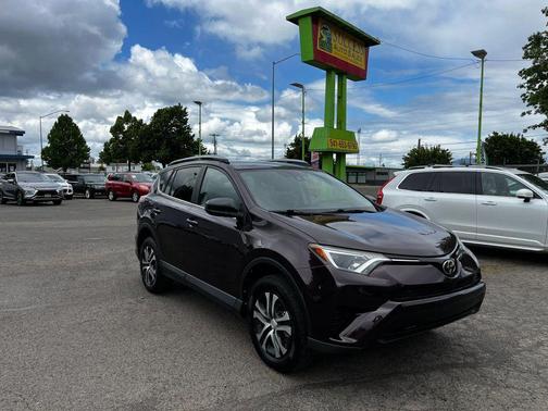 Burgundy 2017 Toyota RAV4 LE