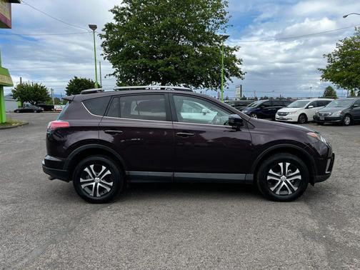 Burgundy 2017 Toyota RAV4 LE