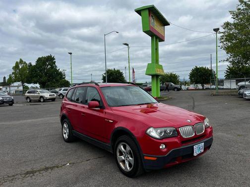 Crimson Red 2007 BMW X3 3.0si