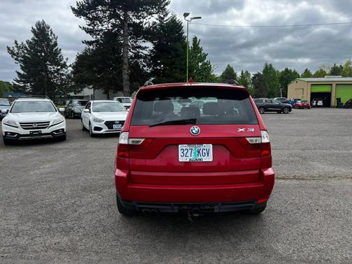 Crimson Red 2007 BMW X3 3.0si
