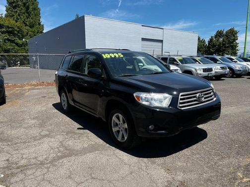 Black 2010 Toyota Highlander Sport