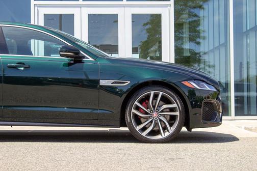 British Racing Green Metallic 2021 Jaguar XF R-Dynamic SE P300 AWD Automatic