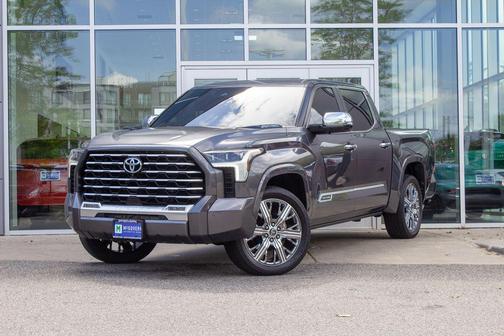 Magnetic Gray Metallic 2024 Toyota Tundra Hybrid Capstone