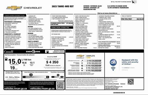 2023 Chevrolet Tahoe 4WD RST