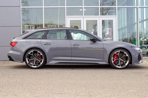 Gray 2026 Audi RS 6 Avant 4.0T